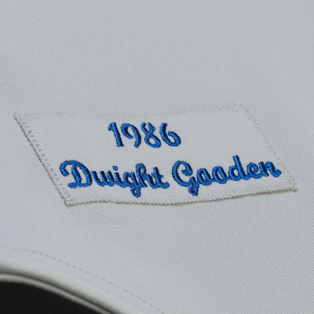New York Mets Dwight Gooden White 1986 Baseball Jersey