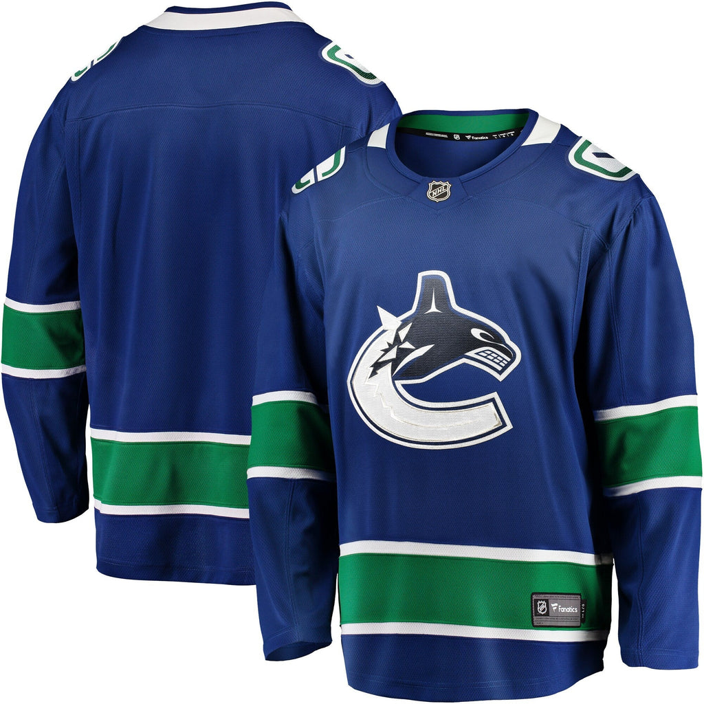 Vancouver Canucks Blue Home Team Breakaway Hockey Jersey