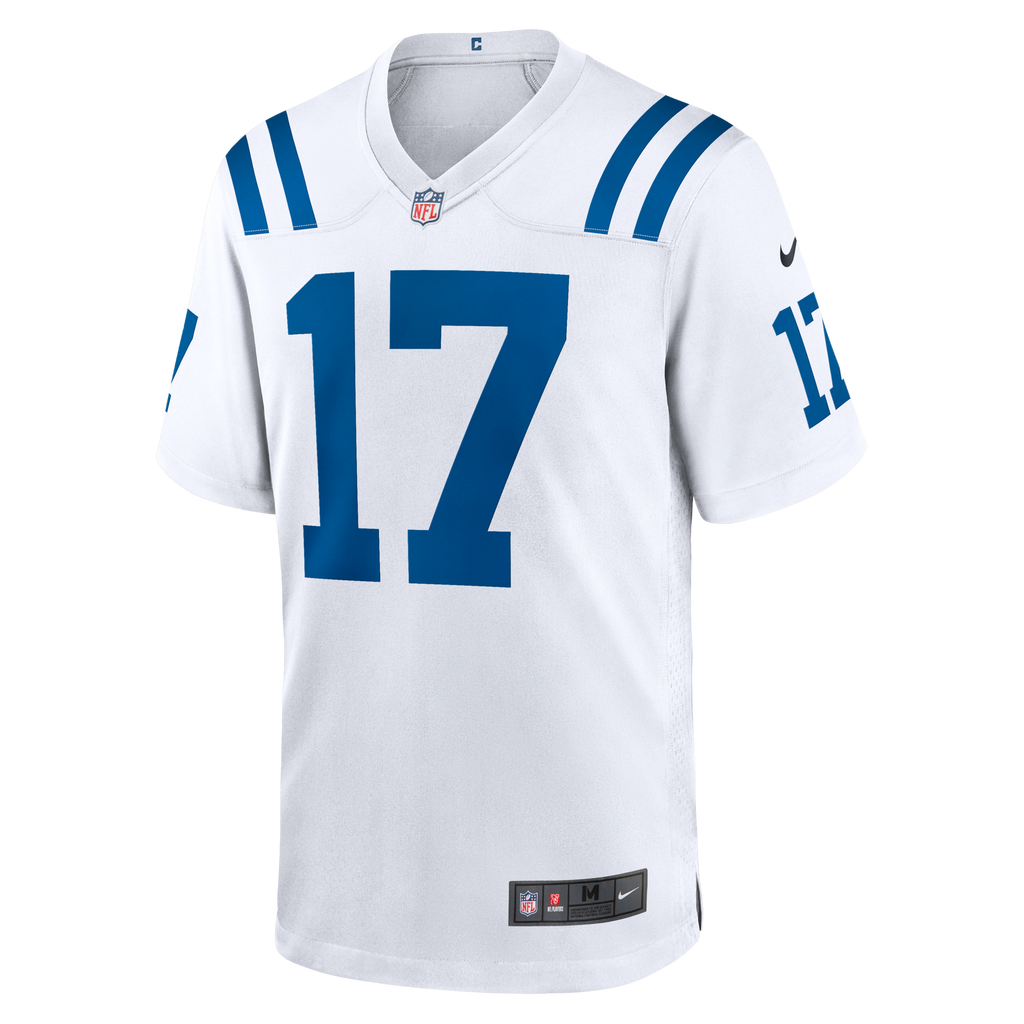Indianapolis Colts Daniel Jones White Game Football Jersey