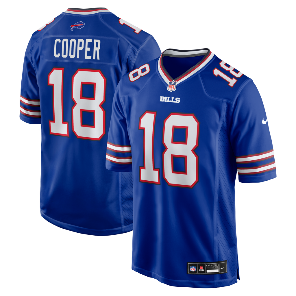 Buffalo Bills Amari Cooper Royal Game Football Jersey
