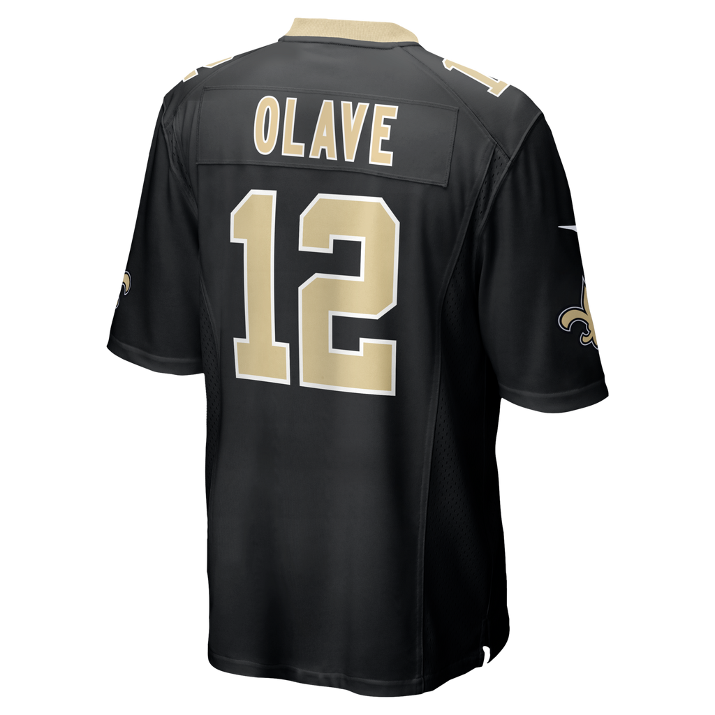 New Orleans Saints Chris Olave Black Player Game Football Jersey