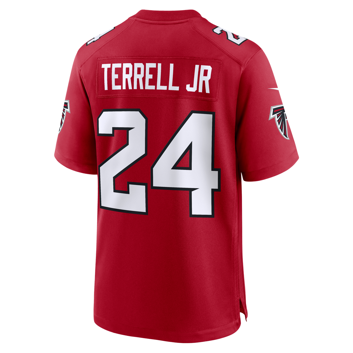 Atlanta Falcons A.J. Terrell Red Game Football Jersey