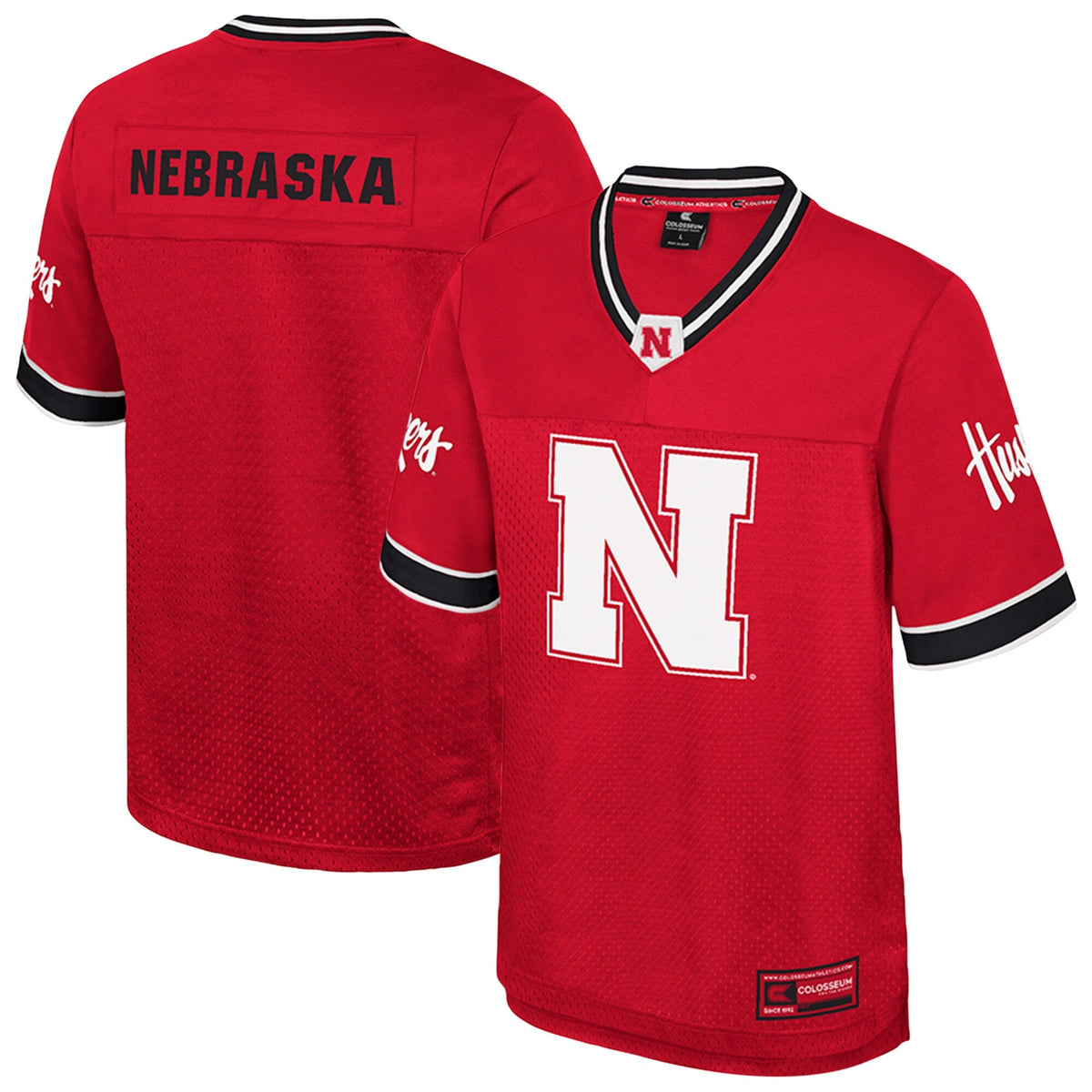 Red Nebraska Huskers Nothing But The Hits Football Jersey