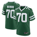 New York Jets Armand Membou Green Team Game Football Jersey