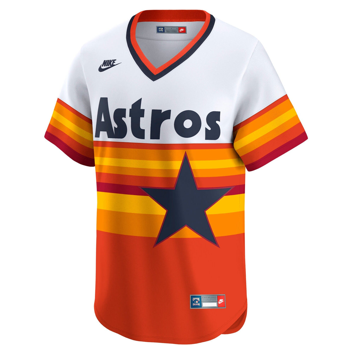 Houston Astros Craig Biggio White Throwback Cooperstown Collection Limited Player Baseball Jersey