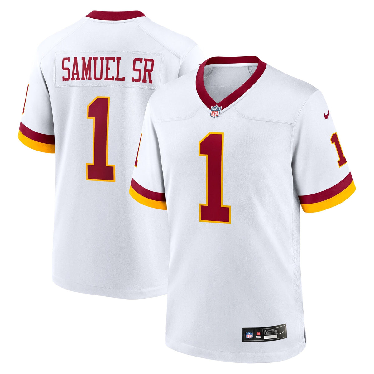 Washington Commanders Deebo Samuel Sr White Game Super Bowl Era Football Jersey