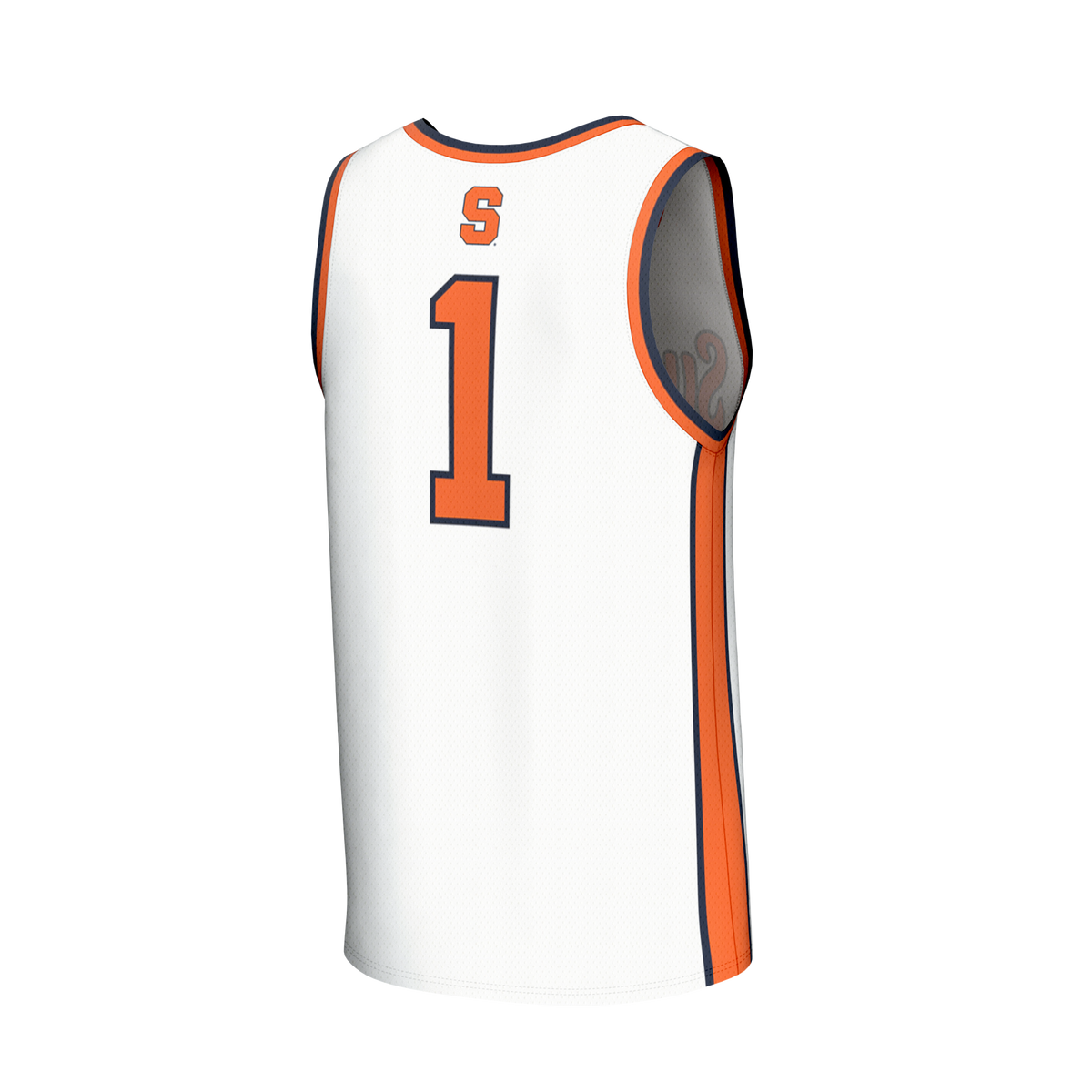 Syracuse Orange Lightweight Collegiate Basketball Fashion Jersey - White