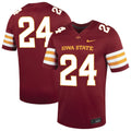 #24 Cardinal Iowa State Cyclones Game Football Jersey