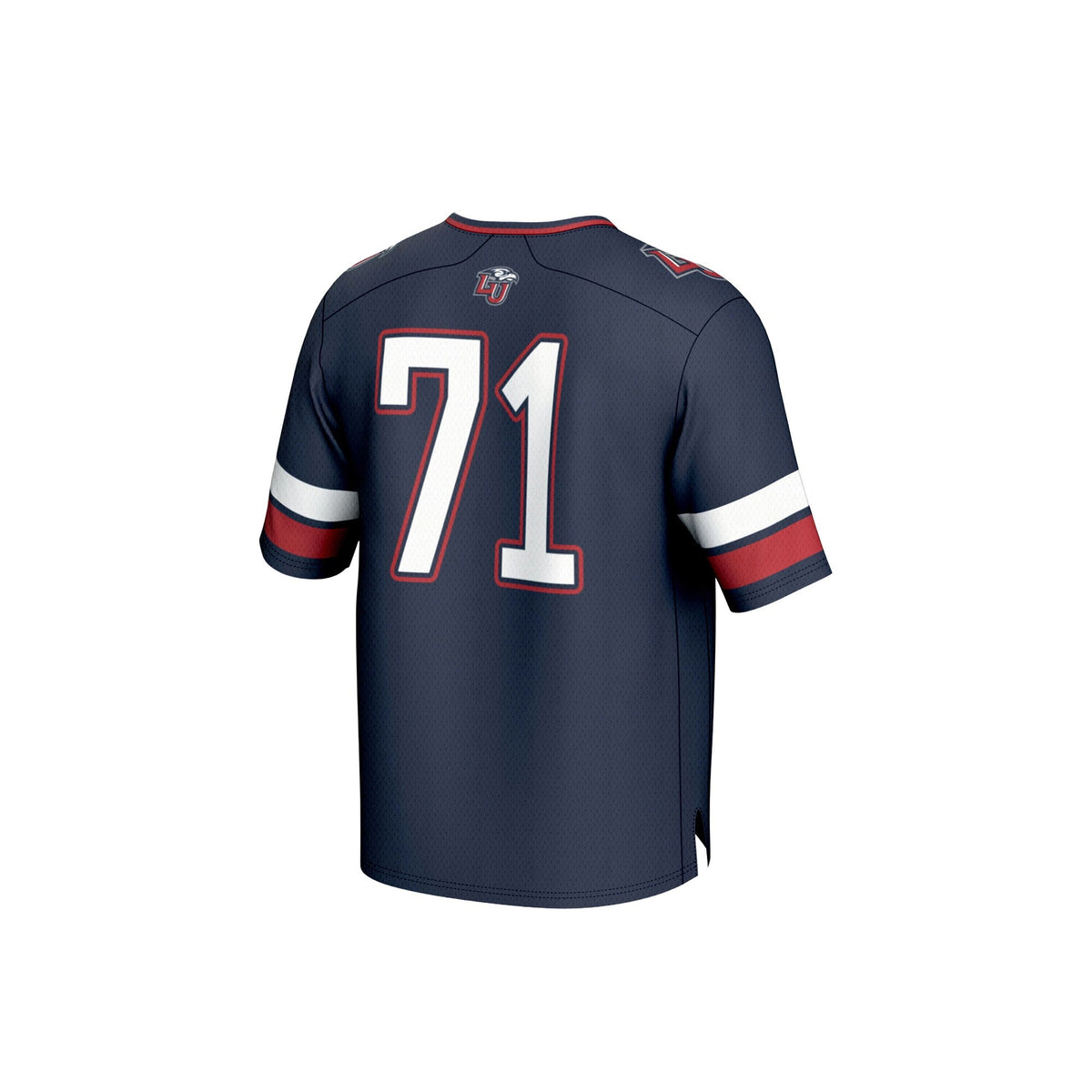 #71 Navy Liberty Flames Lightweight Football Fashion Jersey