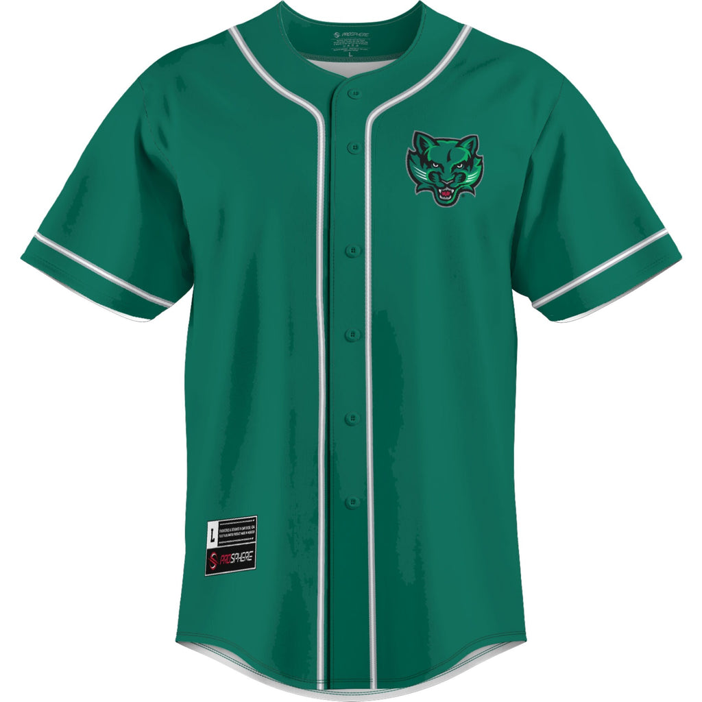Binghamton Bearcats Lightweight Baseball Jersey - Green