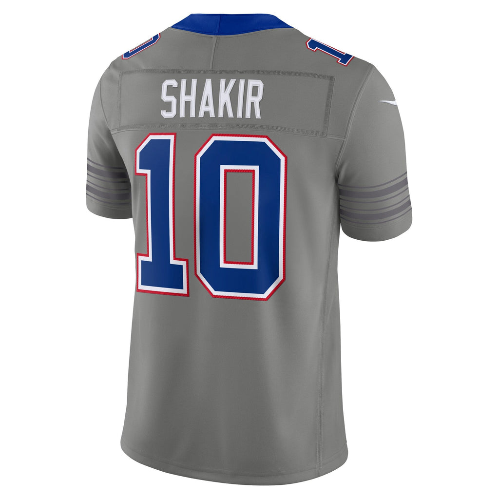 Buffalo Bills Khalil Shakir Gray Nickel City Vapor F.U.S.E. Stitched Limited Football Jersey
