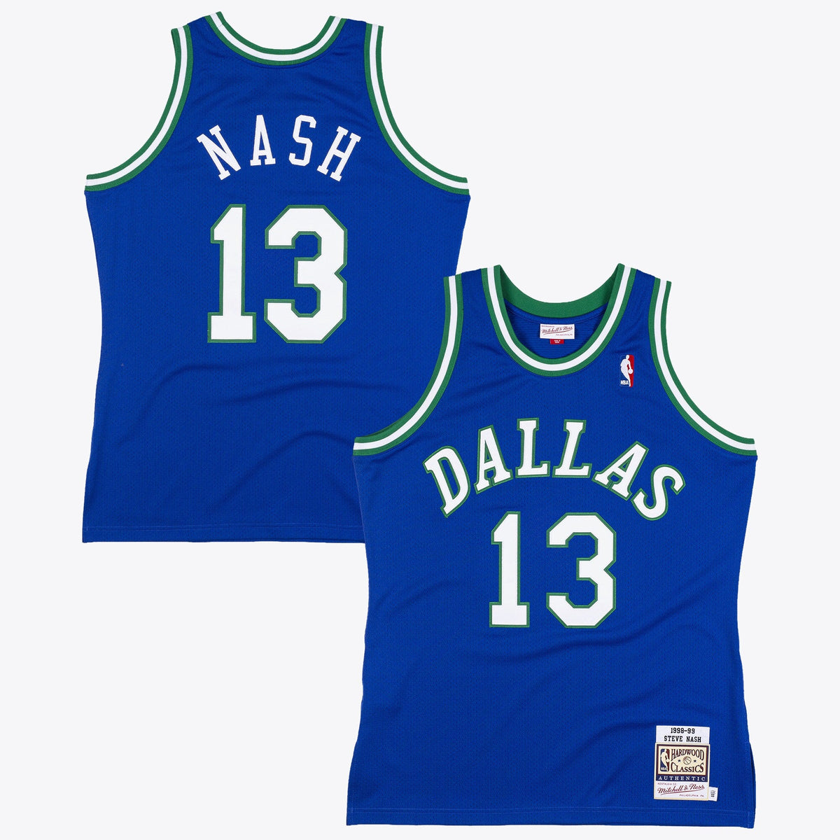 Dallas Mavericks Steve Nash 1998 Swingman Jersey - Royal Blue