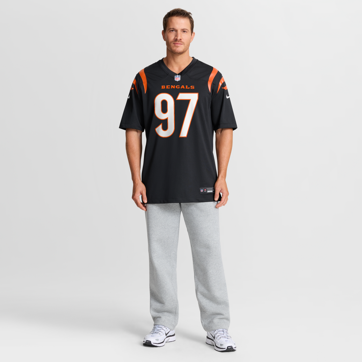 Cincinnati Bengals Dexter Lawrence II Black Game Football Jersey