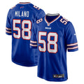 Buffalo Bills Matt Milano Royal Game Player Football Jersey