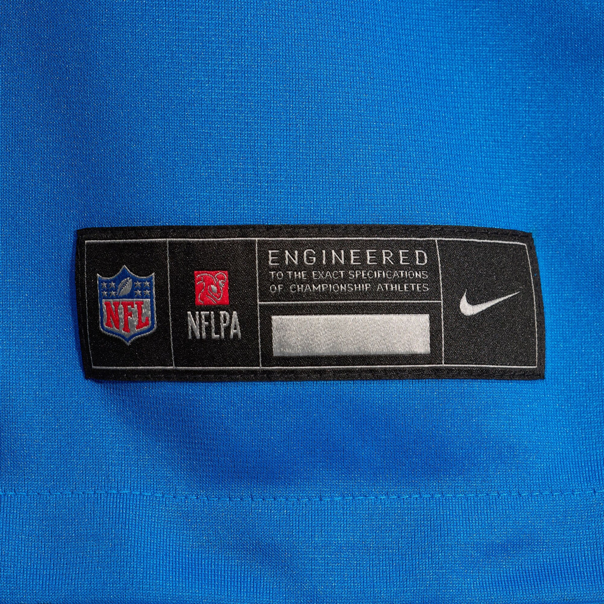Detroit Lions Blue Custom Game Football Jersey