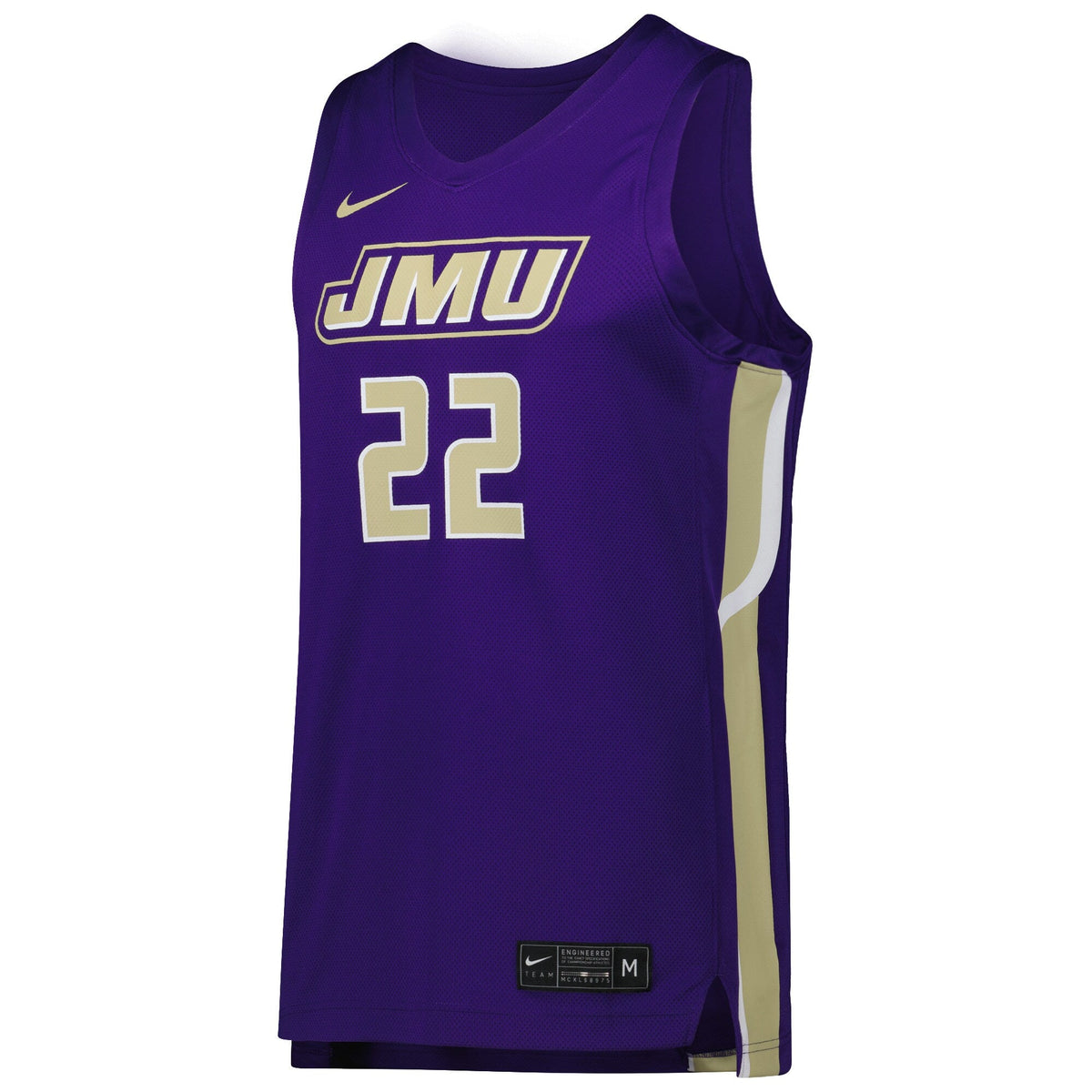 James Madison Dukes Replica Basketball Jersey - Purple