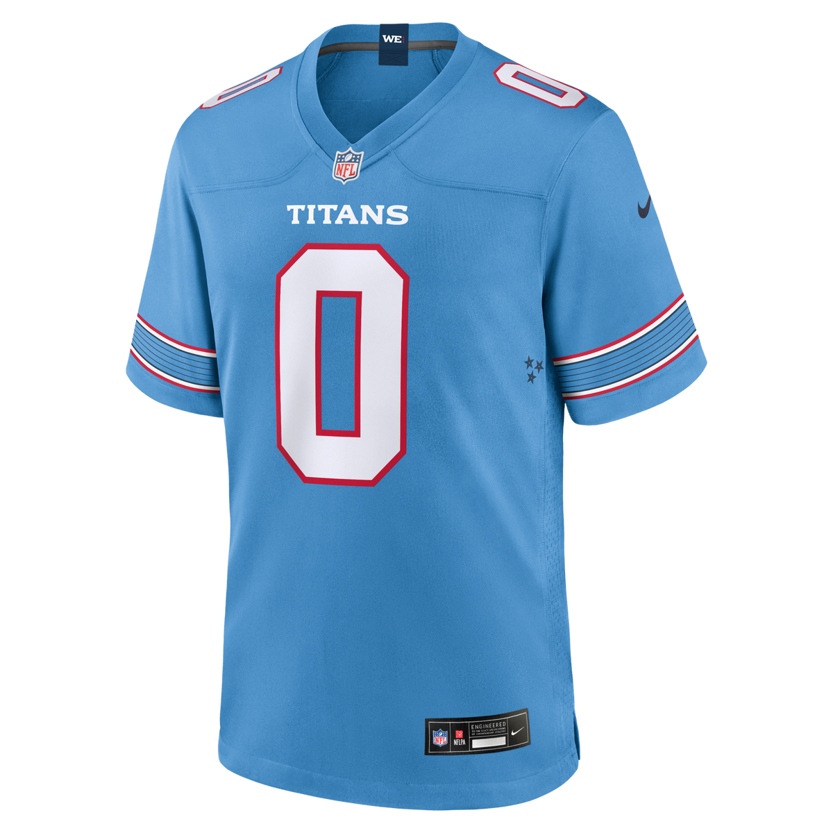 Tennessee Titans Calvin Ridley Light Blue Game Football Jersey