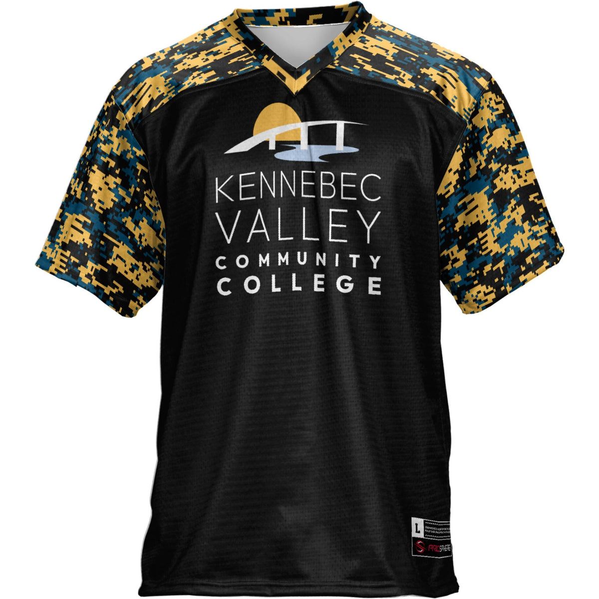 Kennebec Valley Community College Football Jersey - Black