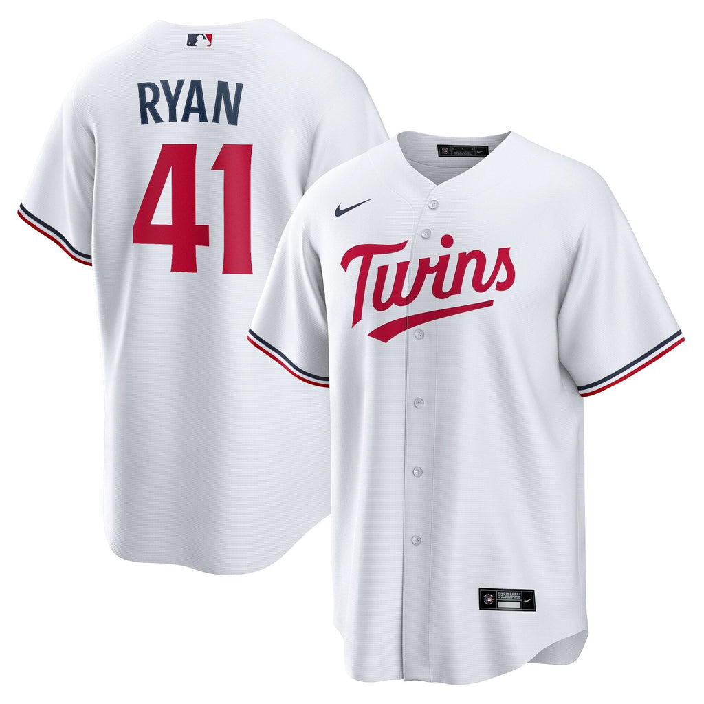 Minnesota Twins Joe Ryan White Home Replica Player Baseball Jersey
