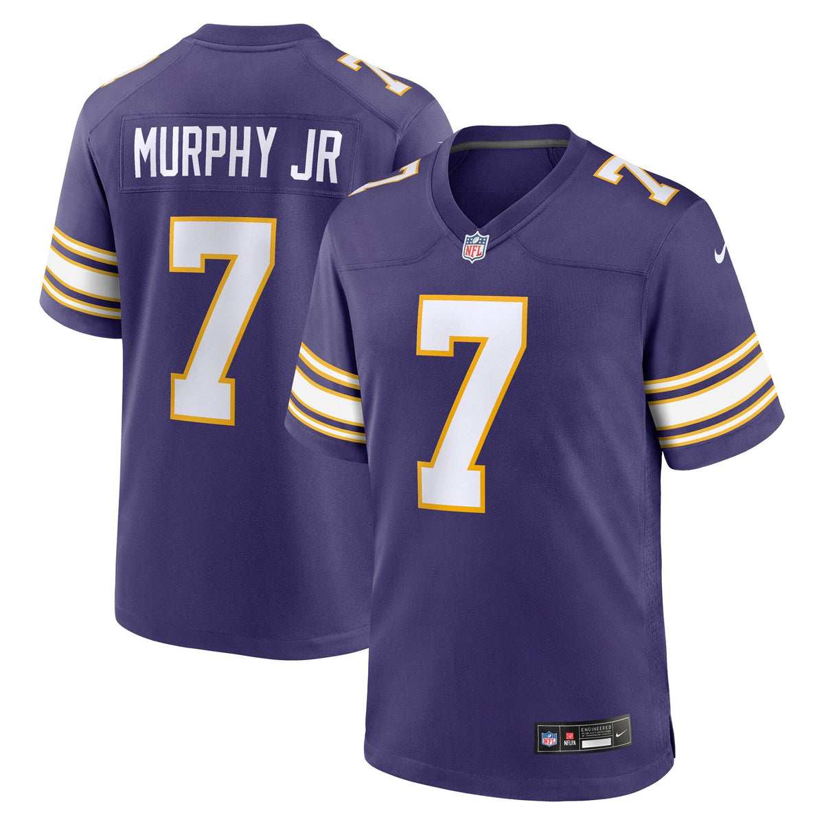 Minnesota Vikings Byron Murphy Jr. Purple Alternate Game Football Jersey