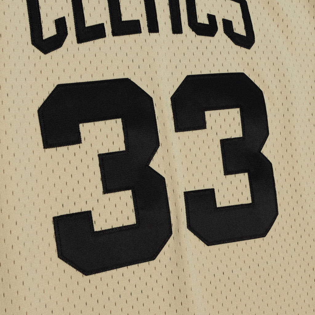 Boston Celtics Larry Bird 1985 Swingman Jersey - Khaki