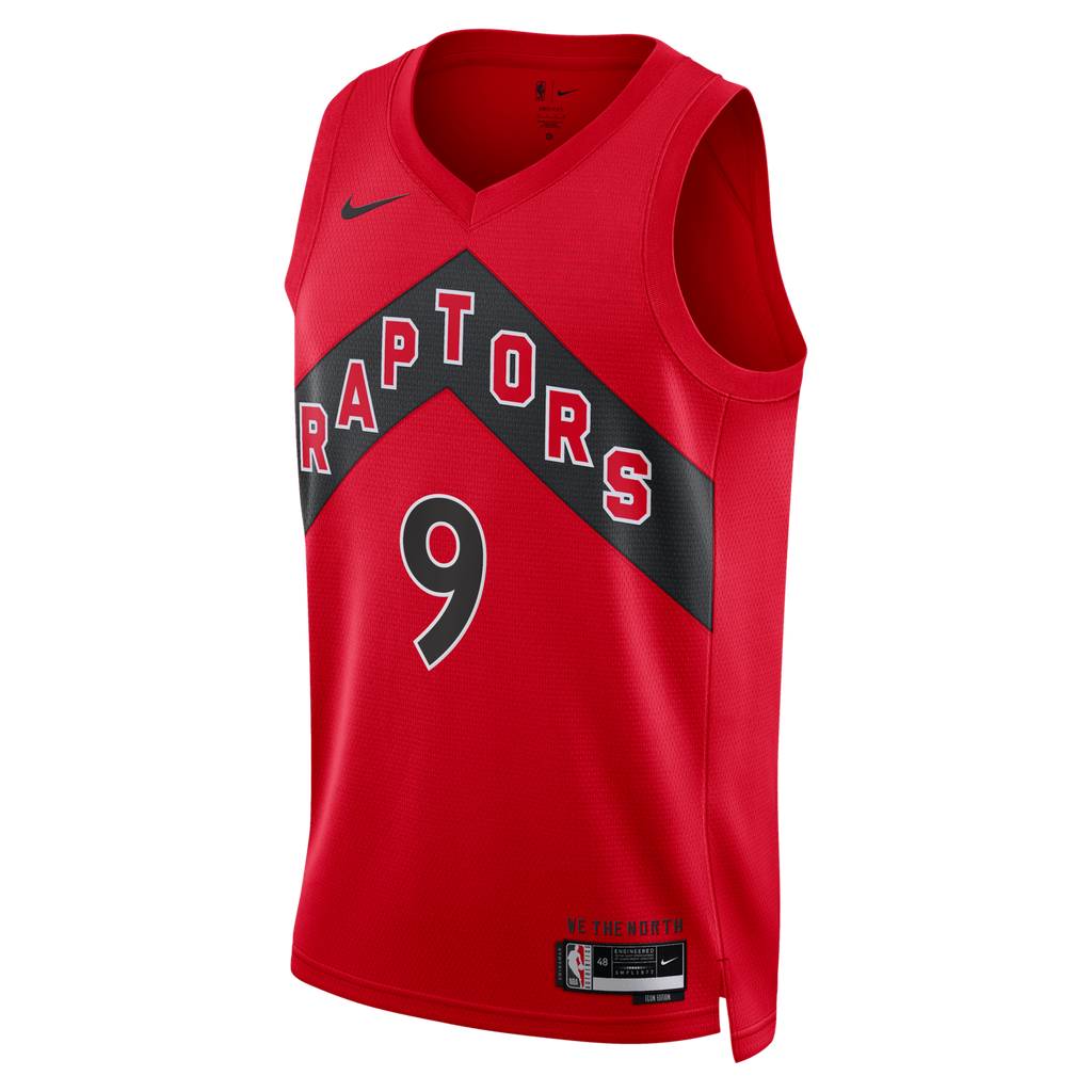 Toronto Raptors Icon Edition Swingman Jersey - Red - RJ Barrett