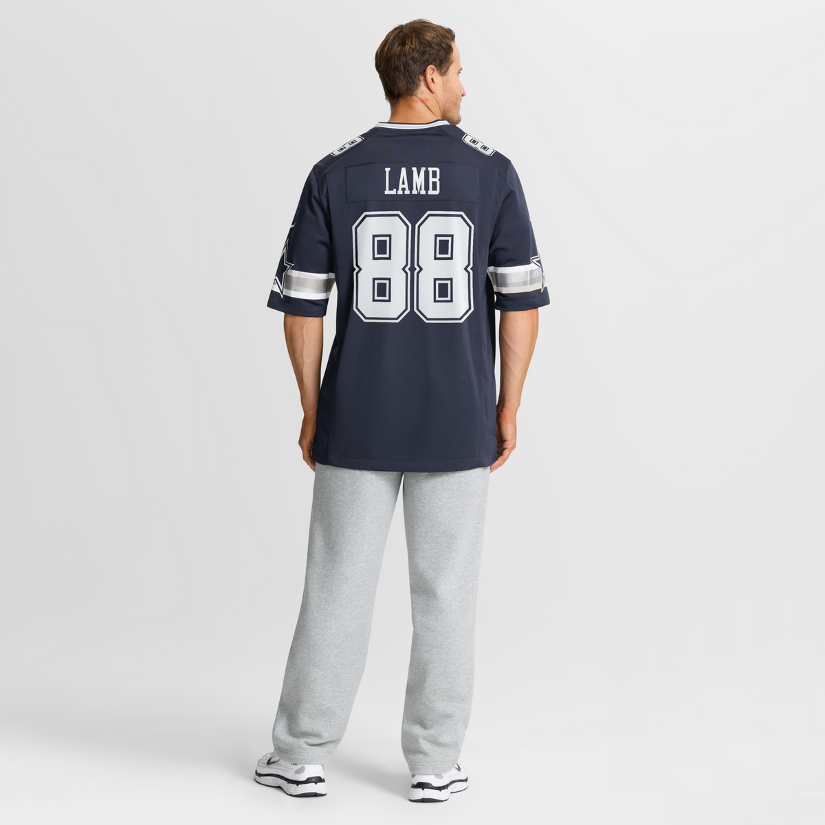 Dallas Cowboys CeeDee Lamb Navy Game Football Jersey