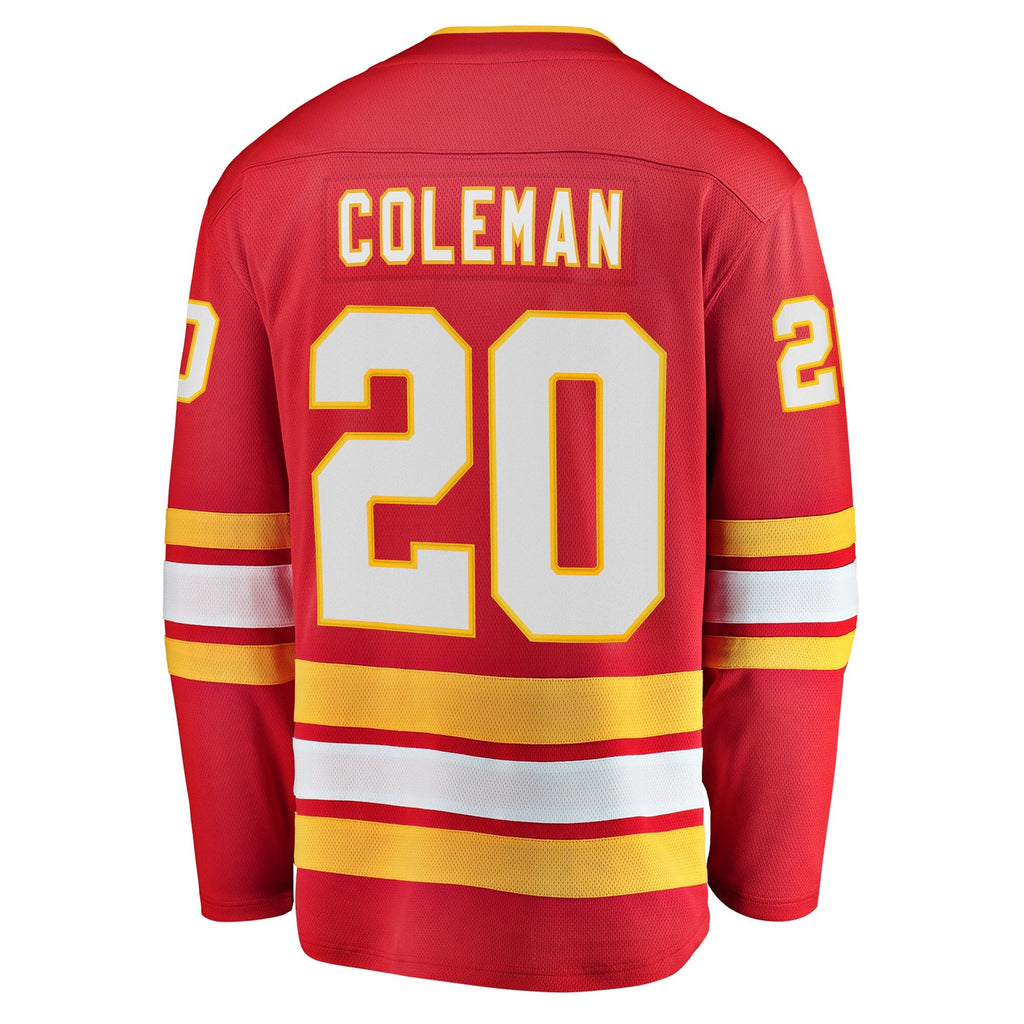 Calgary Flames Blake Coleman Red Home Breakaway Player Hockey Jersey