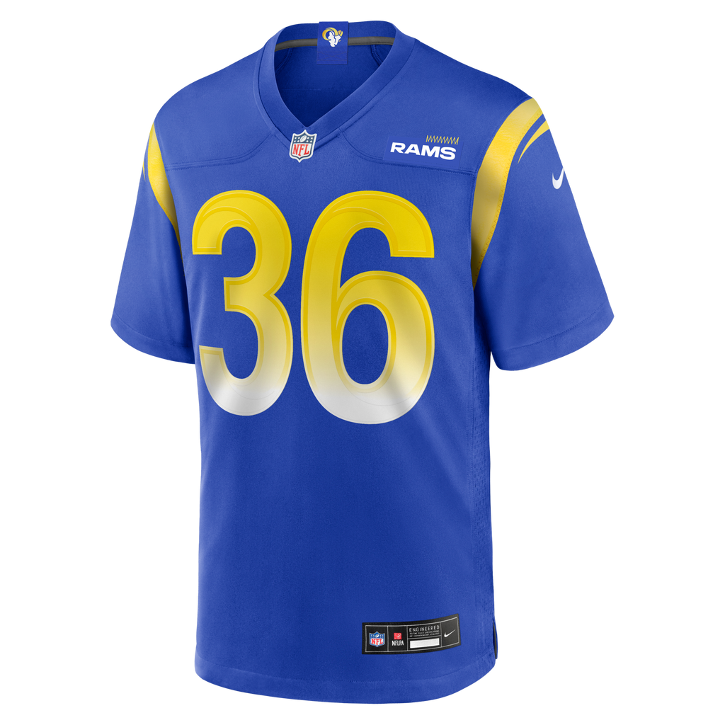 Los Angeles Rams Jerome Bettis Royal Game Retired Player Football Jersey