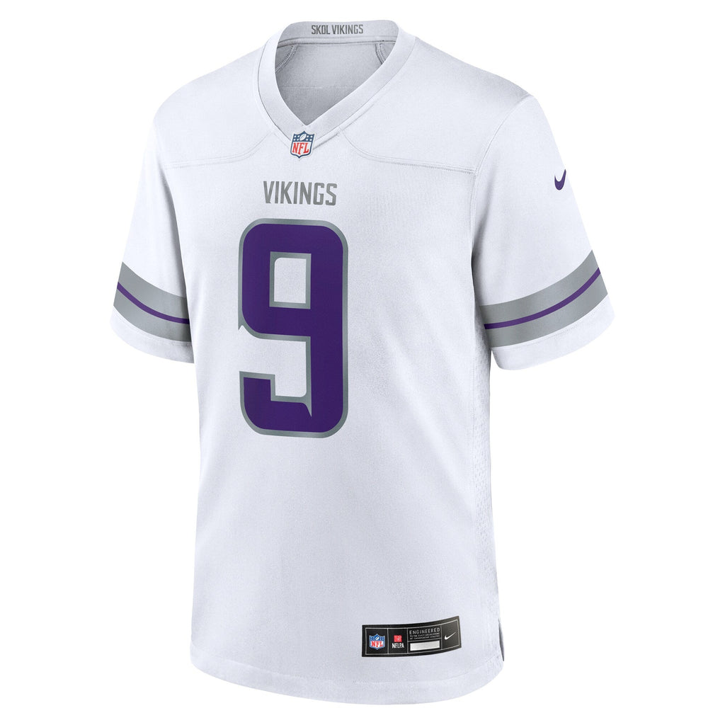 Minnesota Vikings J.J. McCarthy White Alternate Game Player Football Jersey