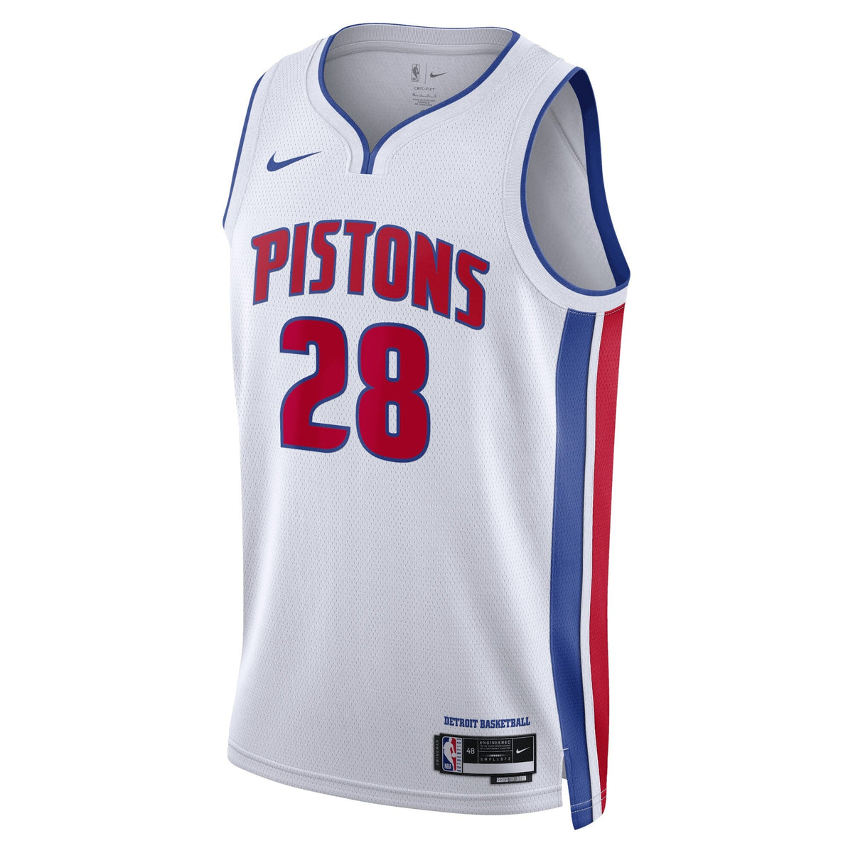 Detroit Pistons Association Edition Swingman Jersey - White - Isaiah Stewart