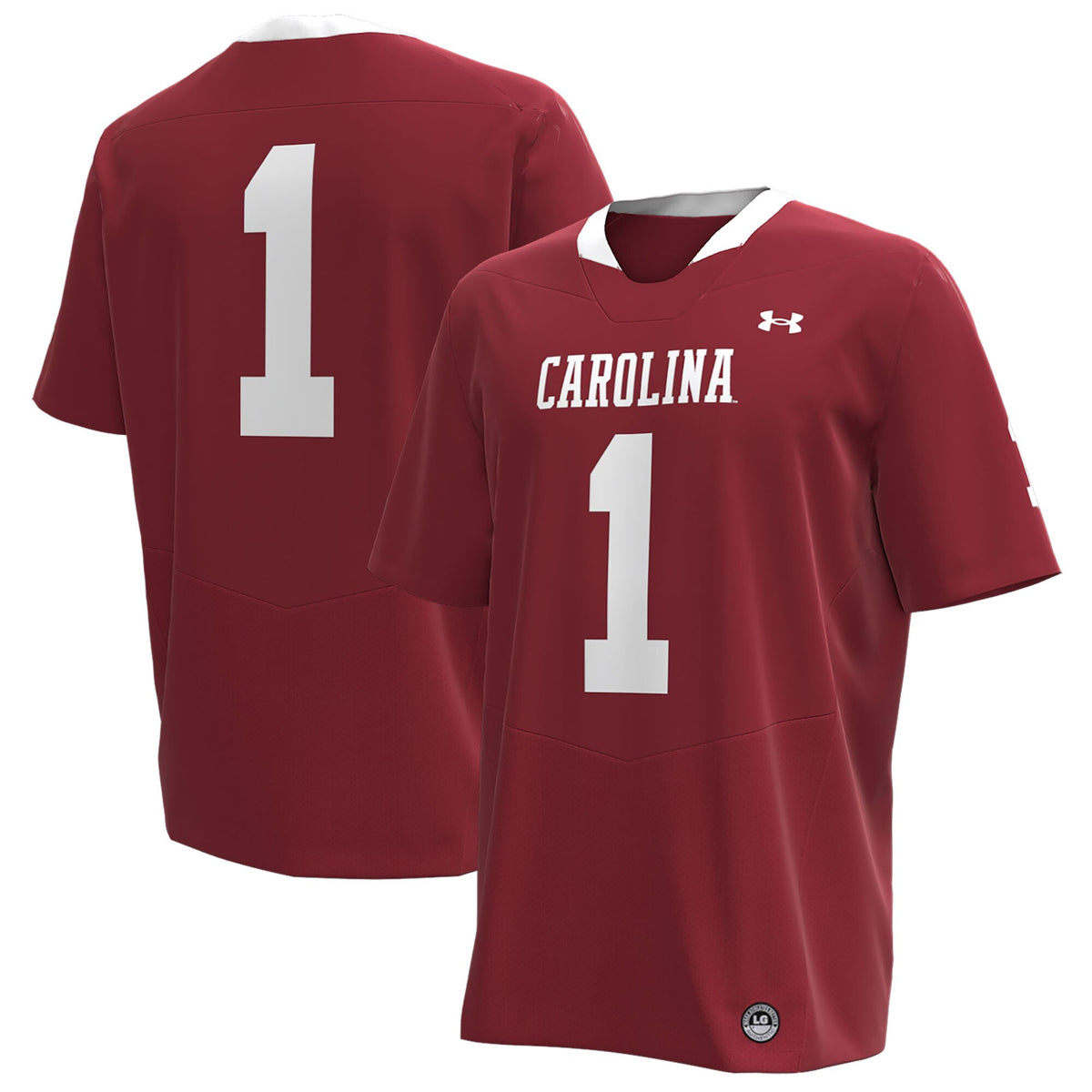#1 Garnet South Carolina Gamecocks Throwback Replica Jersey