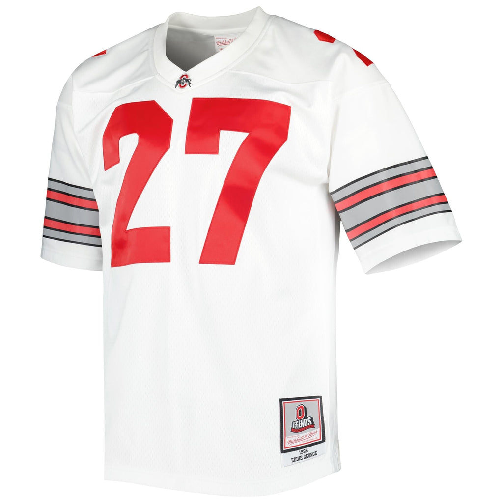 Eddie George White Ohio State Buckeyes Jersey