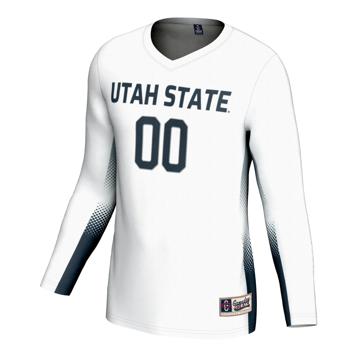 Utah State Aggies NIL Lightweight Volleyball Jersey - White
