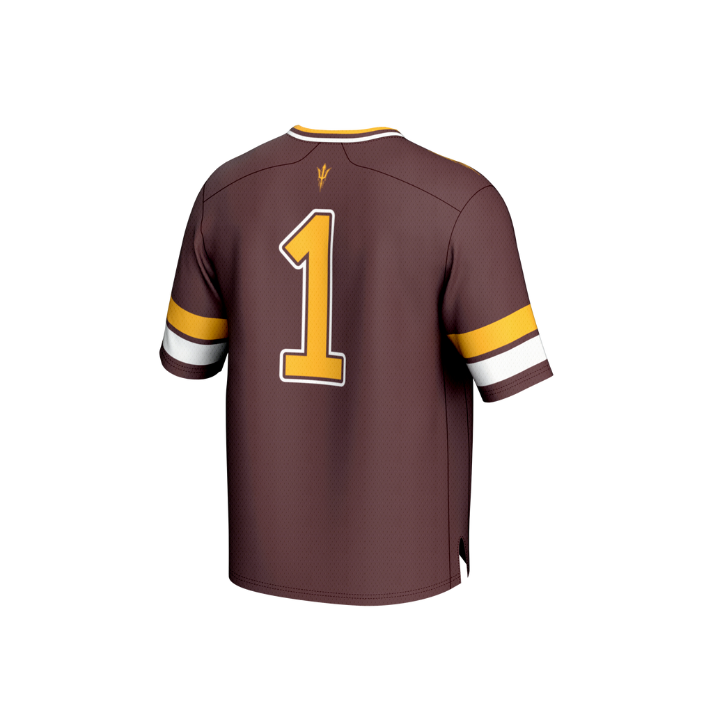 Maroon #1 Arizona State Sun Devils Lightweight Collegiate Football Fashion Jersey