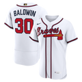 Atlanta Braves Drake Baldwin White MLB Awards Baseball Jersey