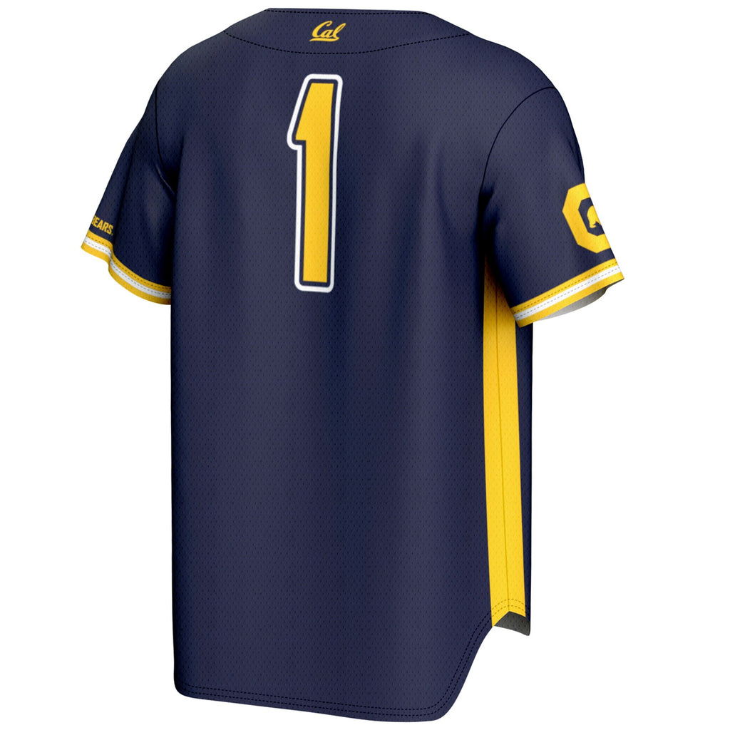 #1 Cal Bears Lightweight Baseball Jersey - Navy