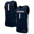 Navy Virginia Cavaliers Replica Basketball Jersey