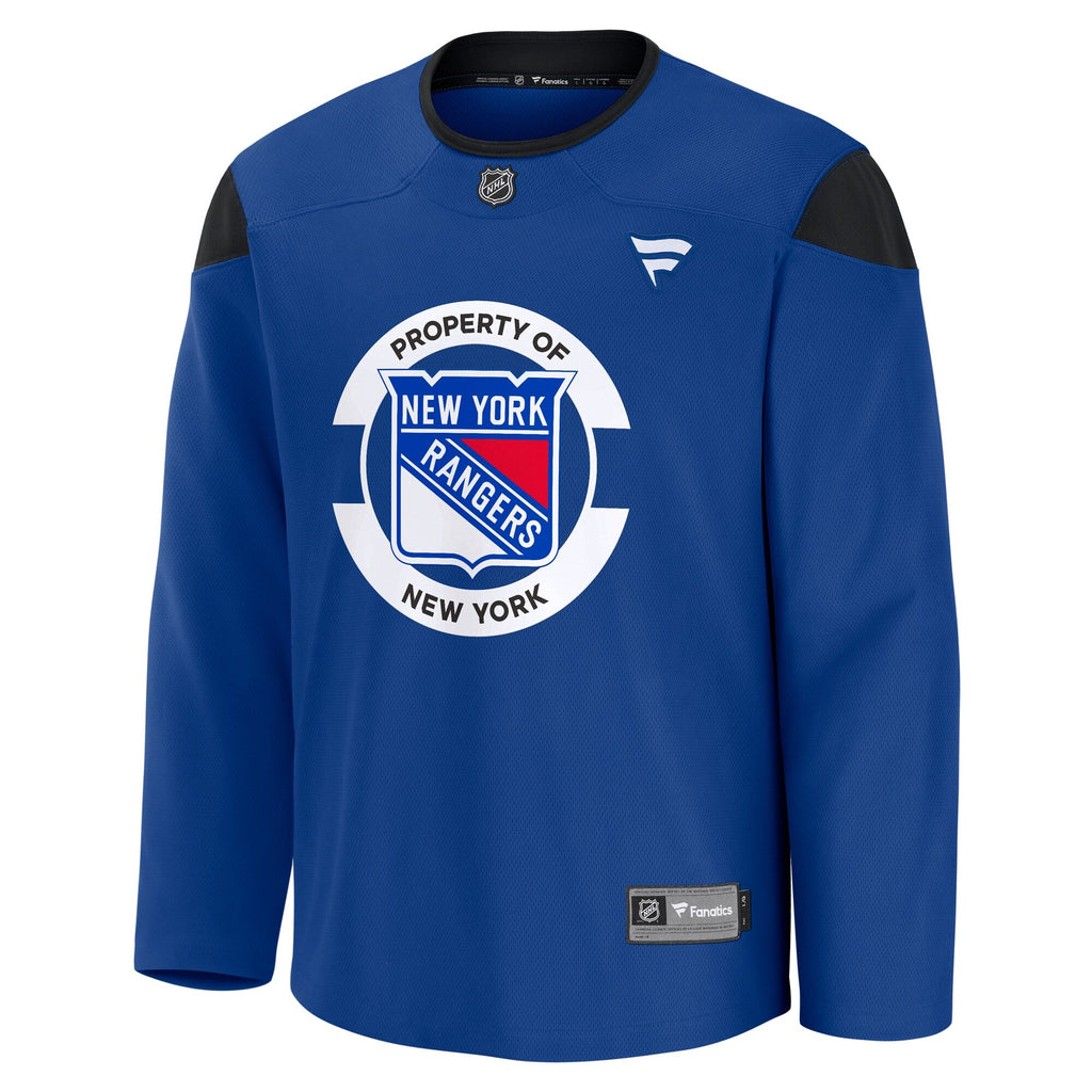 New York Rangers Blue Practice Jersey
