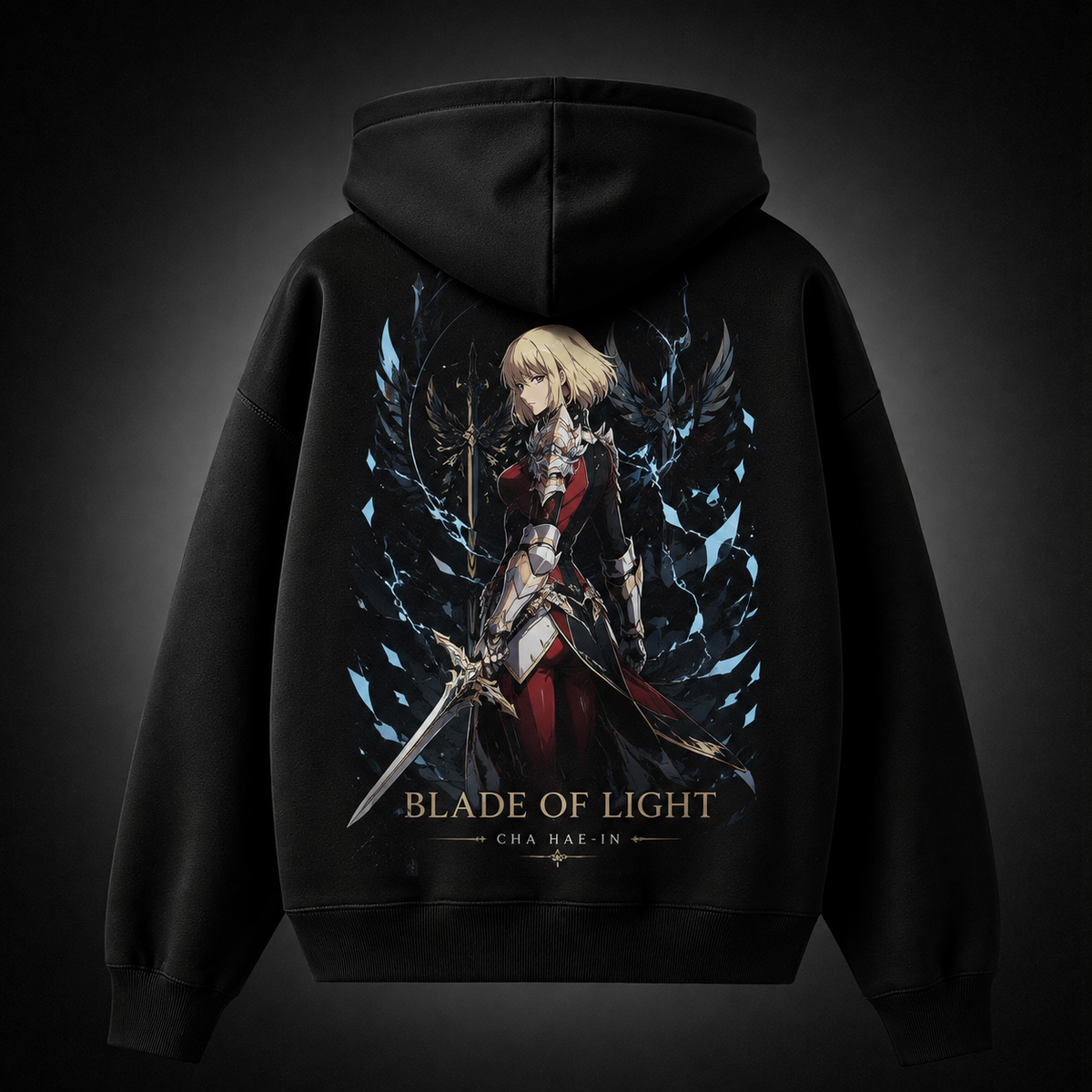 Cha Hae-In Solo Leveling Anime Hoodie - Blade Of Light
