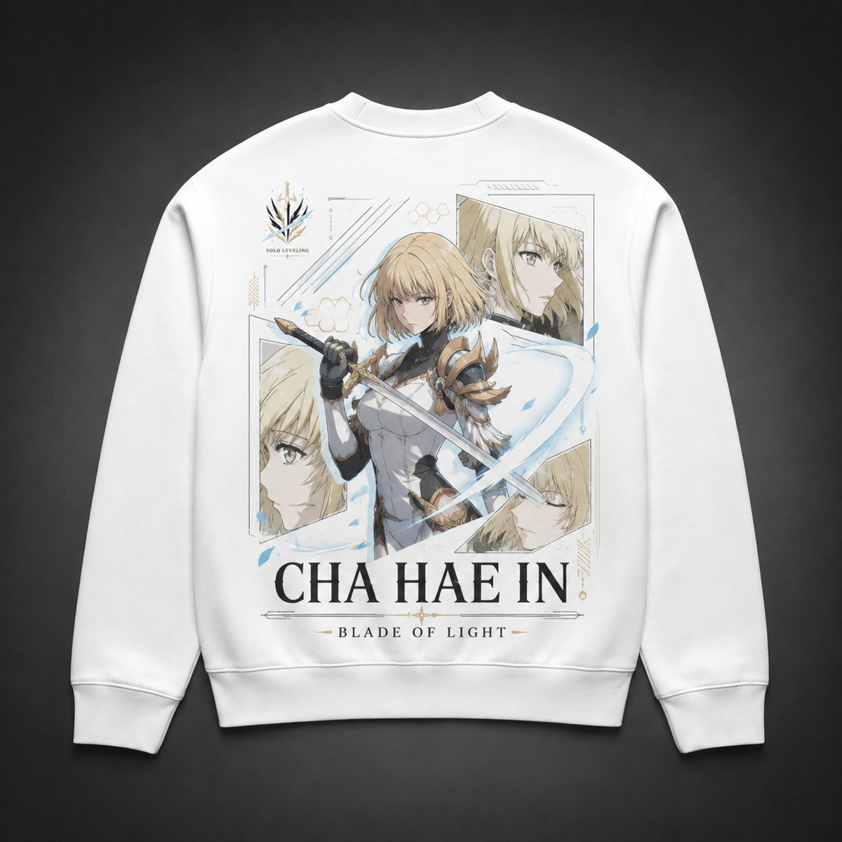 Cha Hae-In Solo Leveling Anime Sweatshirt - Blade Of Light