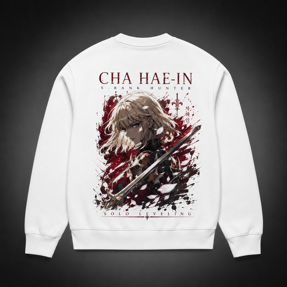 Cha Hae-In Solo Leveling Anime Sweatshirt - Cha Hae-In S-Rank Hunter