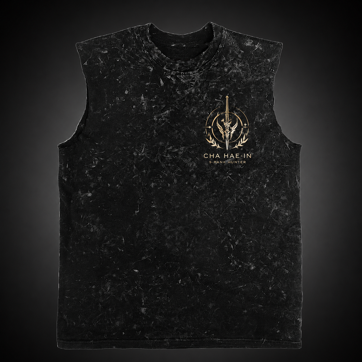 Cha Hae-In Solo Leveling Anime Tank Top - Dancing Blade Acid Wash Vest