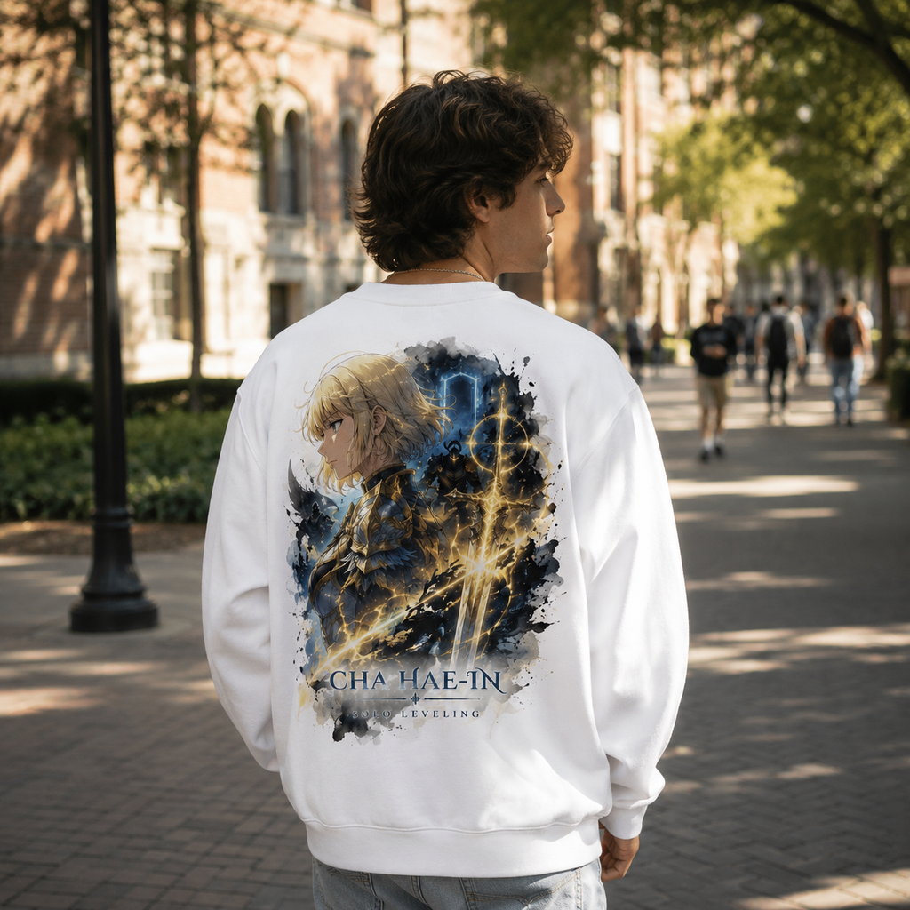 Cha Hae-In Solo Leveling Anime Sweatshirt - Radiant Hunter