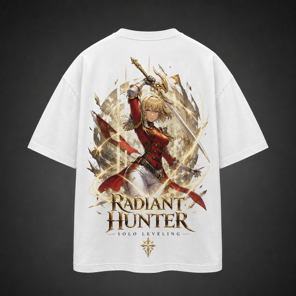 Cha Hae-In Solo Leveling Anime Graphic Tee - Radiant Hunter