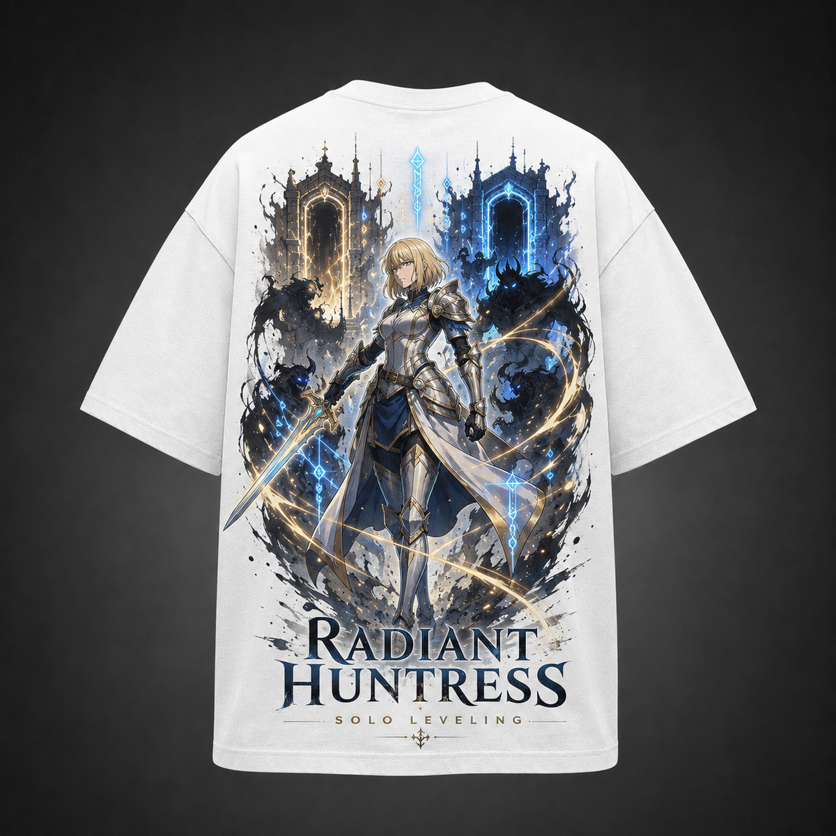 Cha Hae-In Solo Leveling Anime Graphic Tee - Radiant Huntress