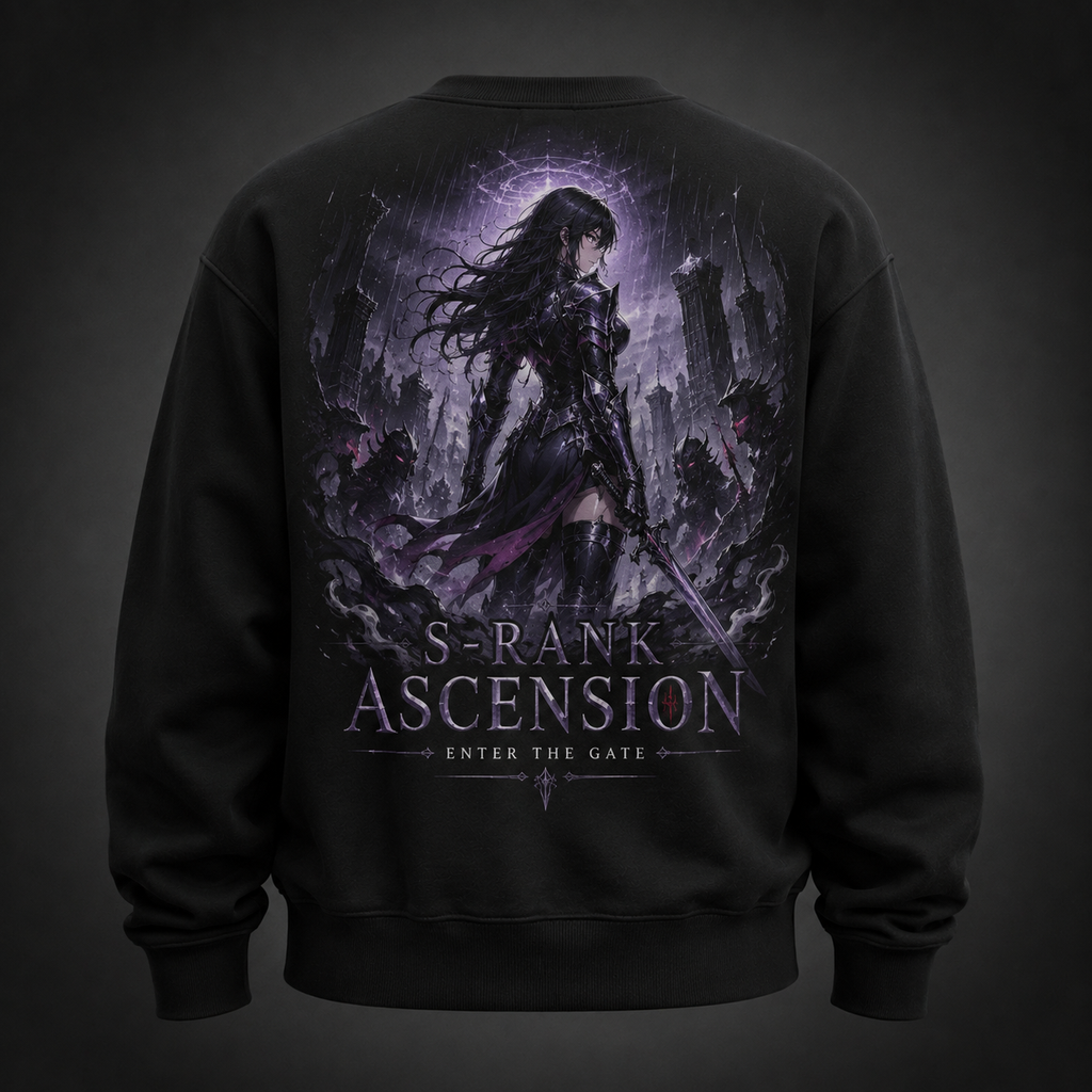 Cha Hae-In Solo Leveling Anime Sweatshirt - S-Rank Ascension