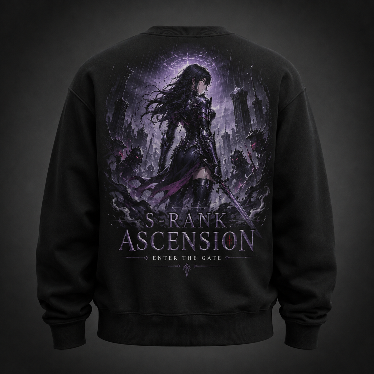 Cha Hae-In Solo Leveling Anime Sweatshirt - S-Rank Ascension