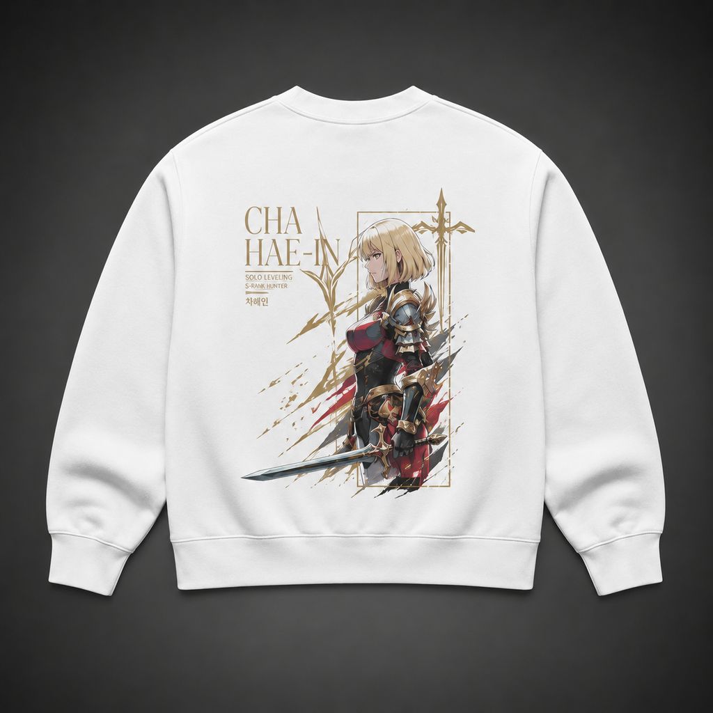 Cha Hae-In Solo Leveling Anime Sweatshirt - S-Rank Hunter