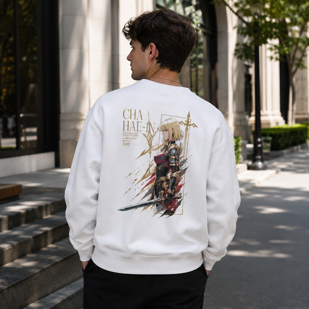 Cha Hae-In Solo Leveling Anime Sweatshirt - S-Rank Hunter